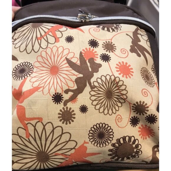 SUPER RARE DISNEY Tinkerbell Skyway Luggage Brown Carry-On Duffle Very Good Cond - Picture 11 of 13